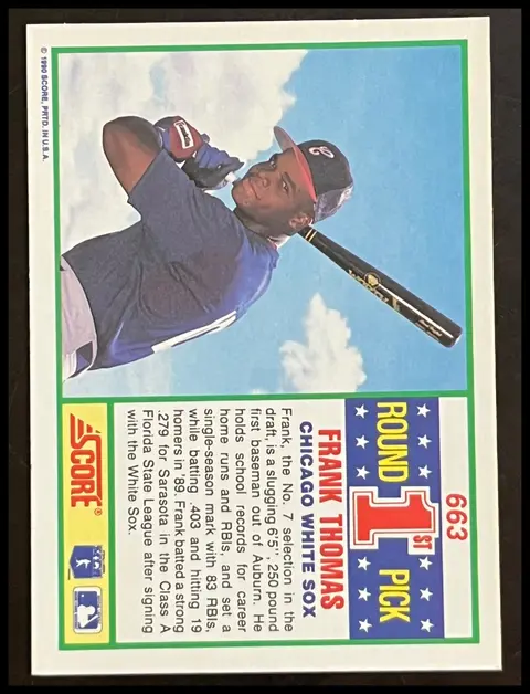 Back of Frank Thomas