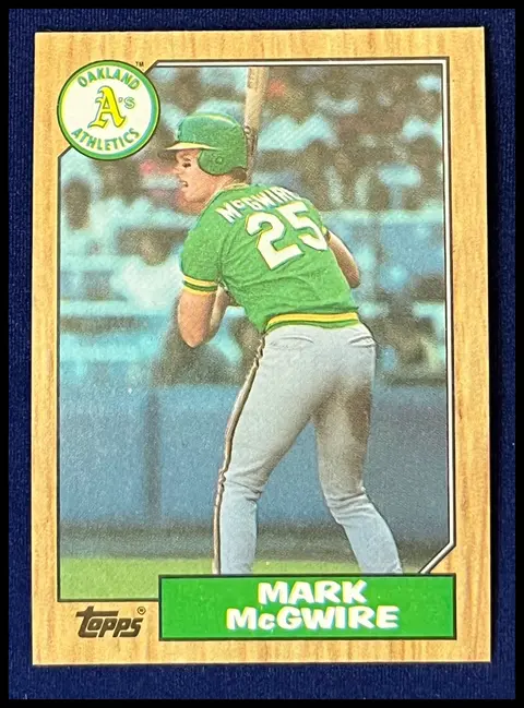 Mark McGwire card, TCGAI Score 8.0