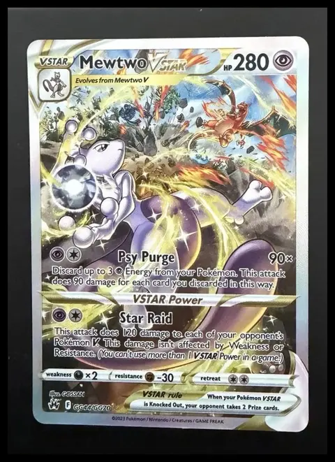 Mewtwo VSTAR card, TCGAI Score 9.0