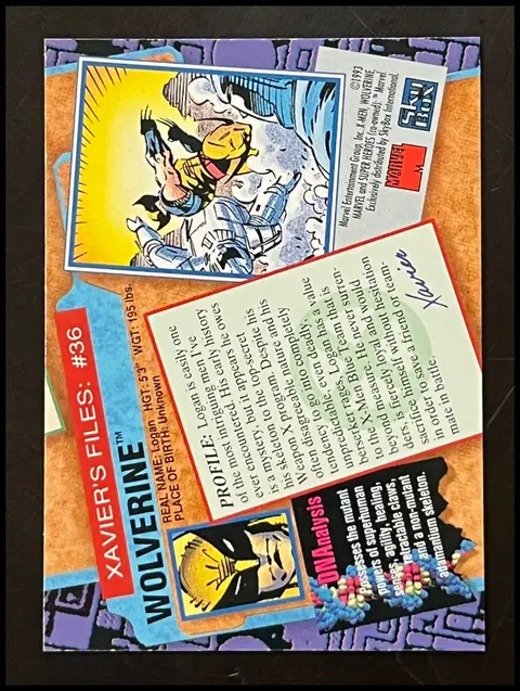 Back of Wolverine