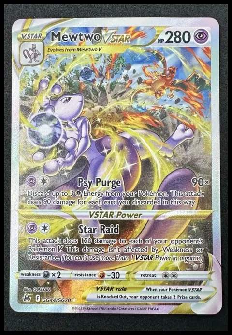 Mewtwo VSTAR card, TCGAI Score 9.0