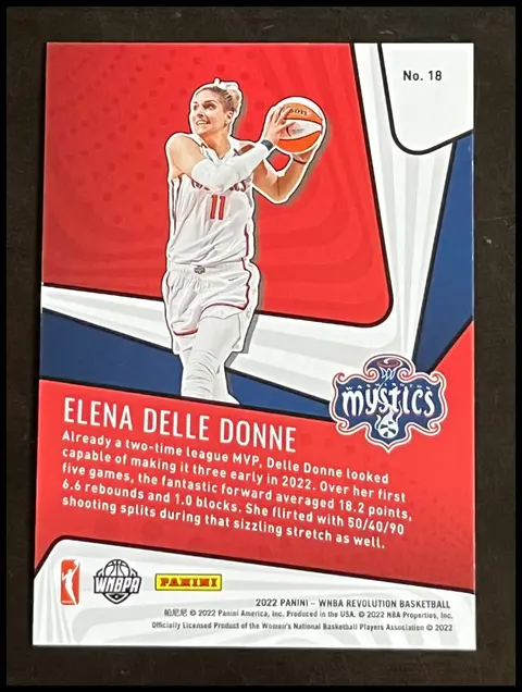 Back of Elena Delle Donne