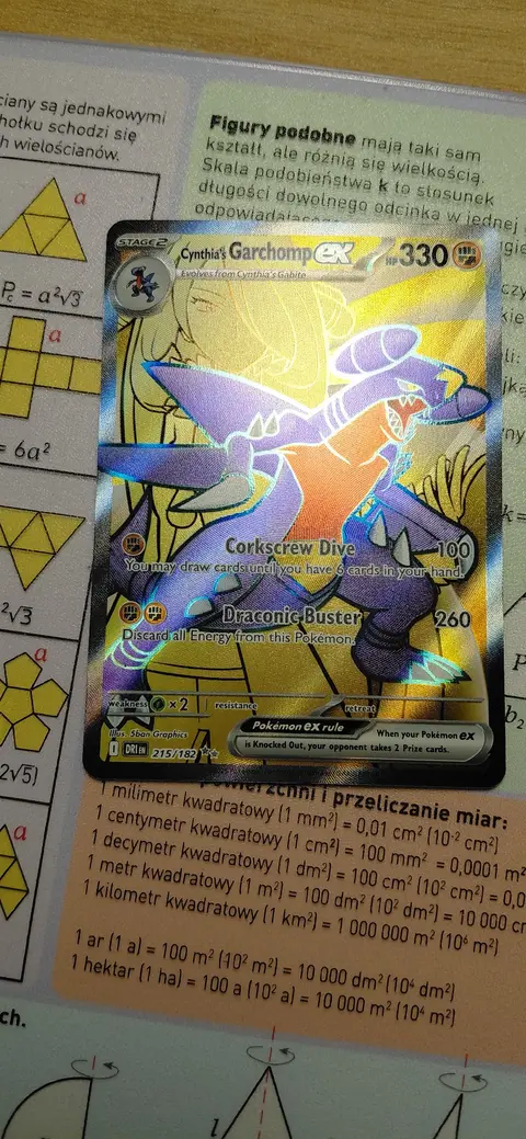 Cynthia's Garchomp ex card, TCGAI Score 8.0