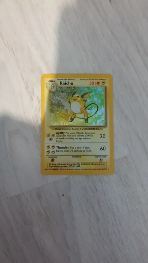 Raichu card, TCGAI Score 8.0