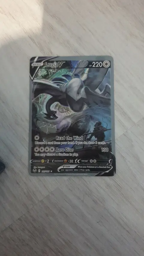 Lugia V card, TCGAI Score 9.0