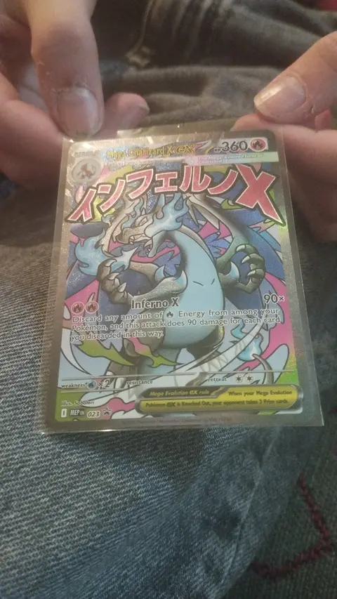 Mega Charizard X ex card, TCGAI Score 8.0