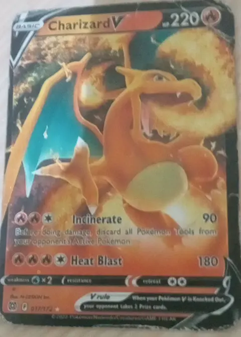 Charizard V card, TCGAI Score 1.5