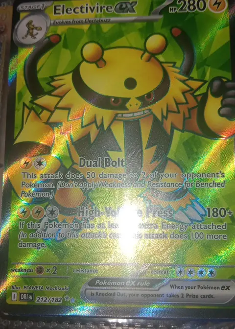 Electivire ex card, TCGAI Score 7.0