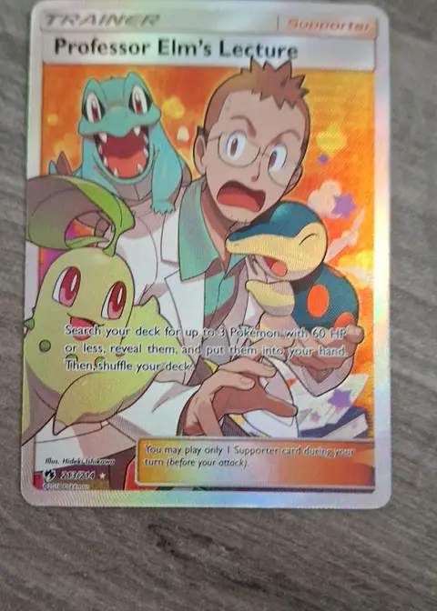 Professor Elm's Lecture card, TCGAI Score 9.5