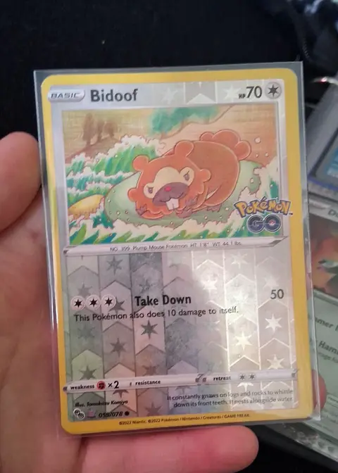 Bidoof card, TCGAI Score 8.5