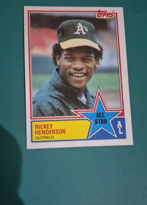 Rickey Henderson card, TCGAI Score 8.5