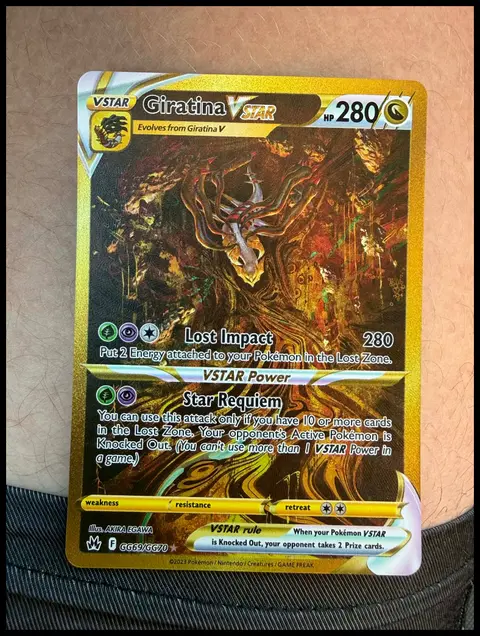 Giratina VSTAR card, TCGAI Score 9.0