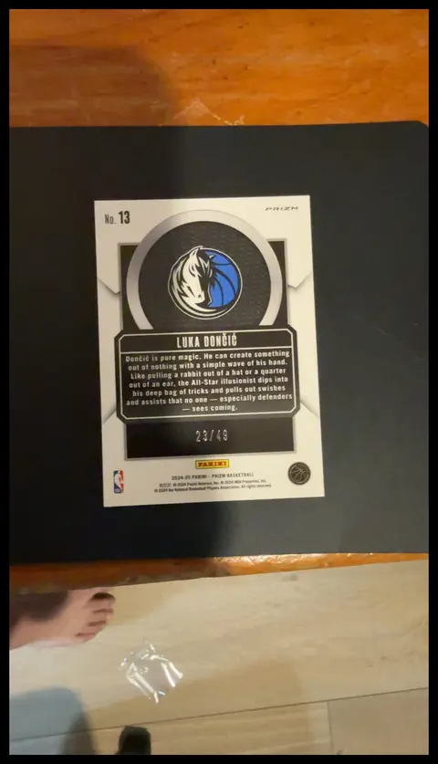 Back of Luka Dončić