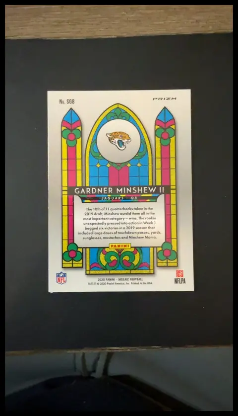 Back of Gardner Minshew II
