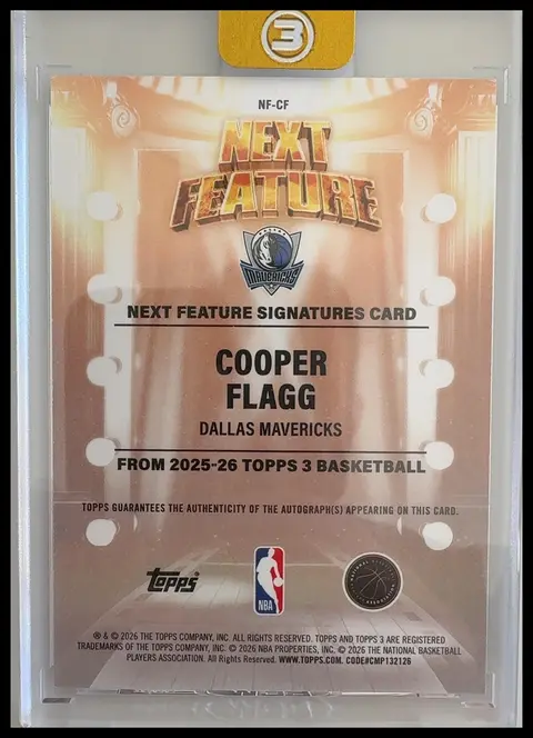 Back of Cooper Flagg