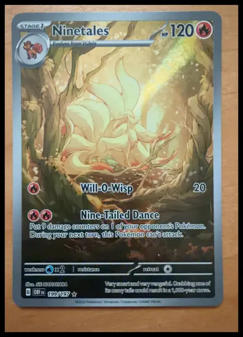 Ninetales card, TCGAI Score 10.0