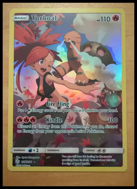 Torkoal card, TCGAI Score 9.5
