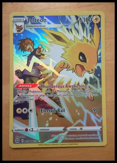 Jolteon card, TCGAI Score 9.5