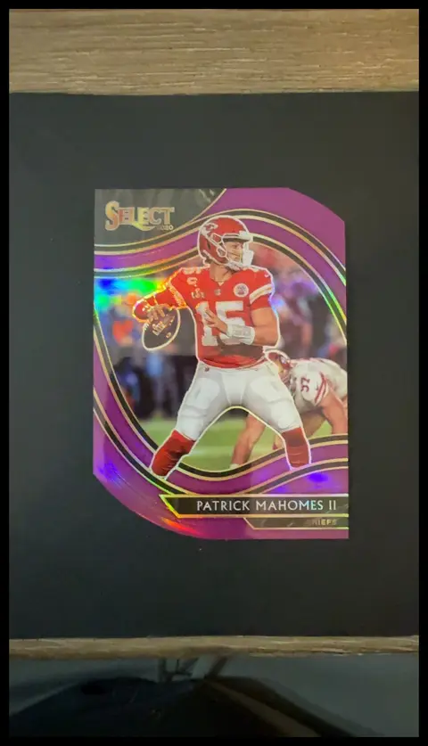 Patrick Mahomes II card, TCGAI Score 8.0