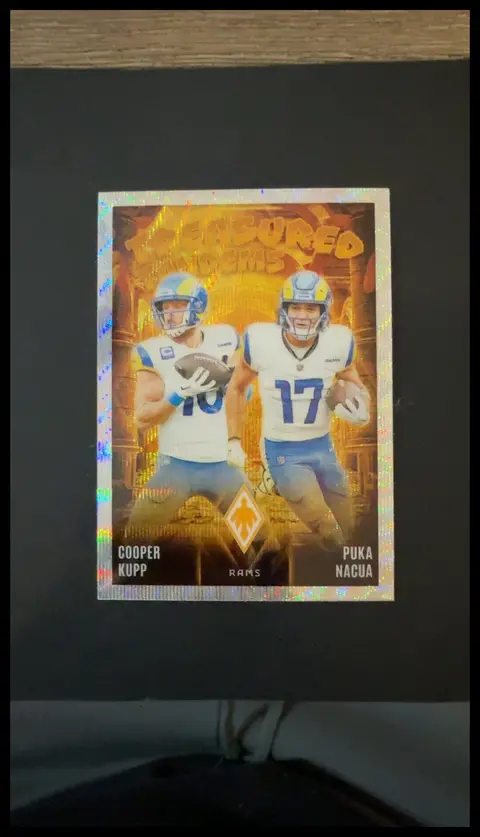 Cooper Kupp & Puka Nacua card, TCGAI Score 10.0