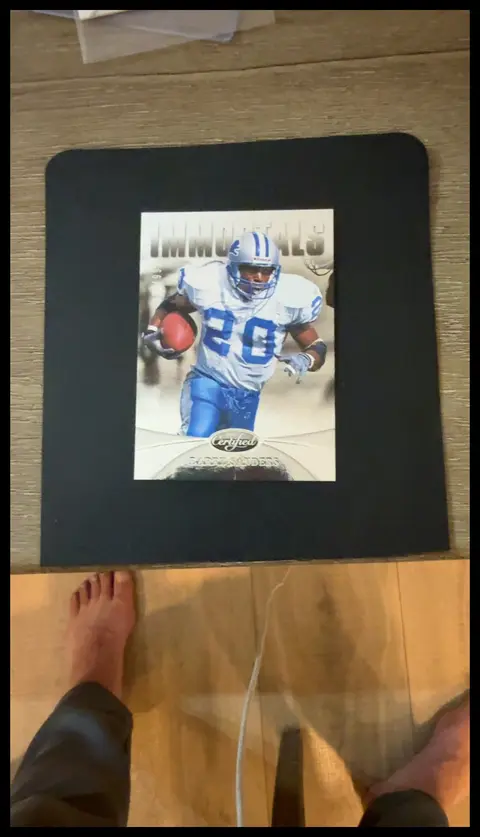 Barry Sanders card, TCGAI Score 9.0