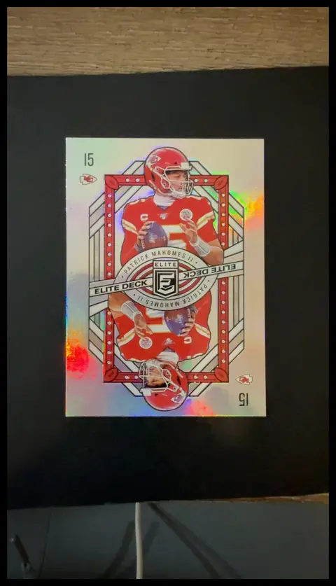 Patrick Mahomes II card, TCGAI Score 9.0