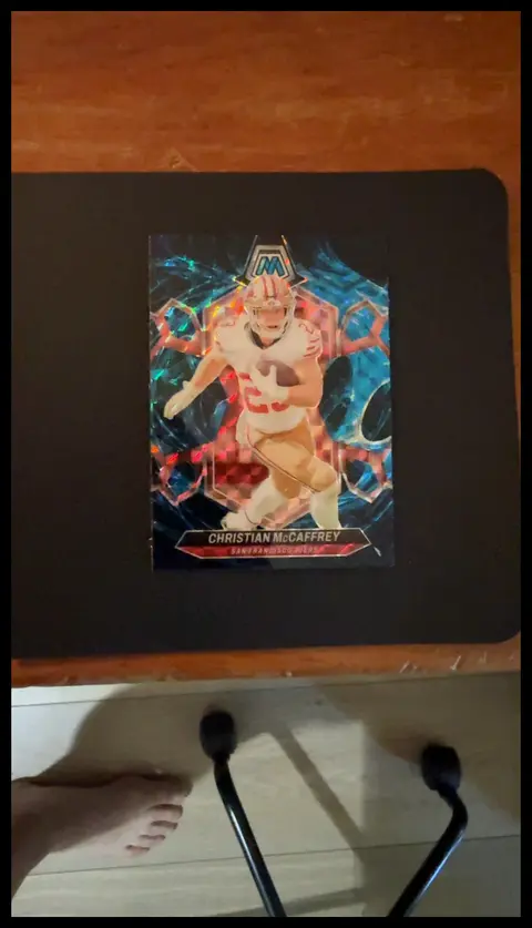 Christian McCaffrey card, TCGAI Score 8.0