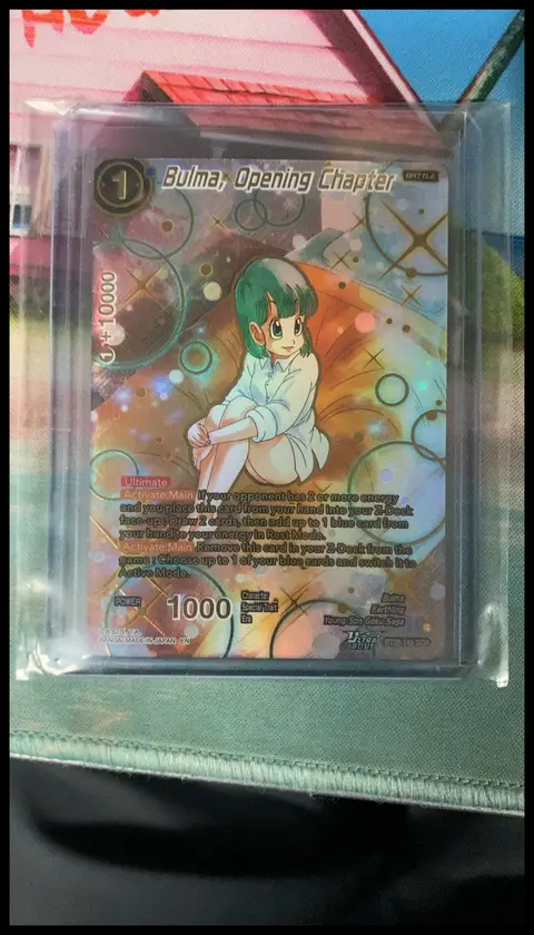 Bulma, Opening Chapter card, TCGAI Score 10.0
