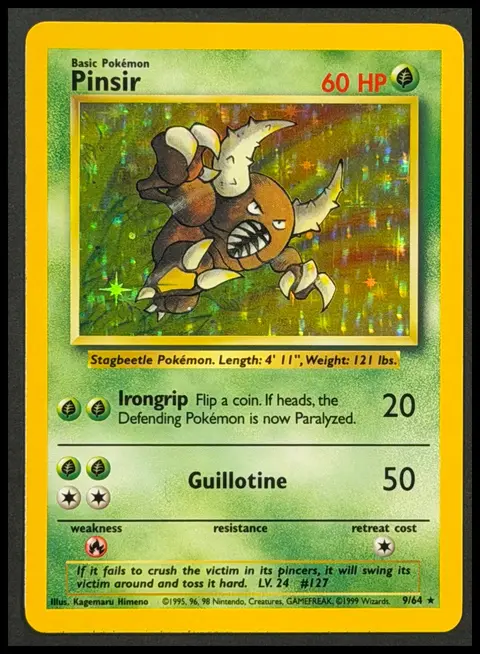 Pinsir card, TCGAI Score 9.0