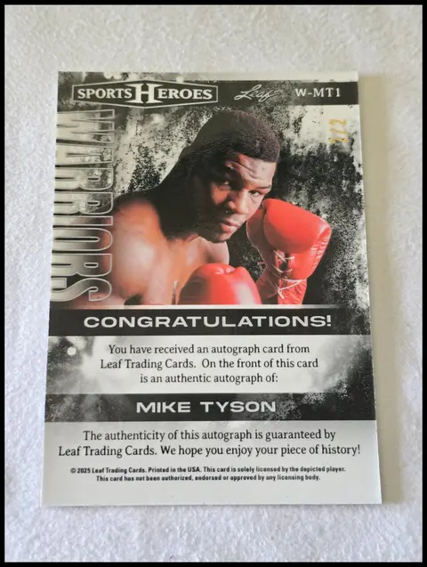 Back of Mike Tyson