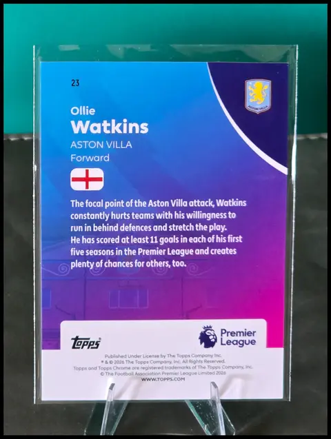 Back of Ollie Watkins