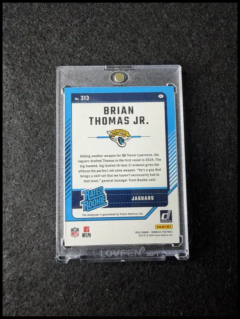Back of Brian Thomas Jr.