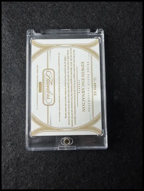 Back of Edwin Encarnacion