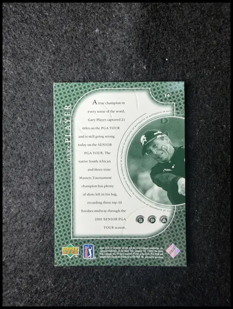 Back of Gary Player