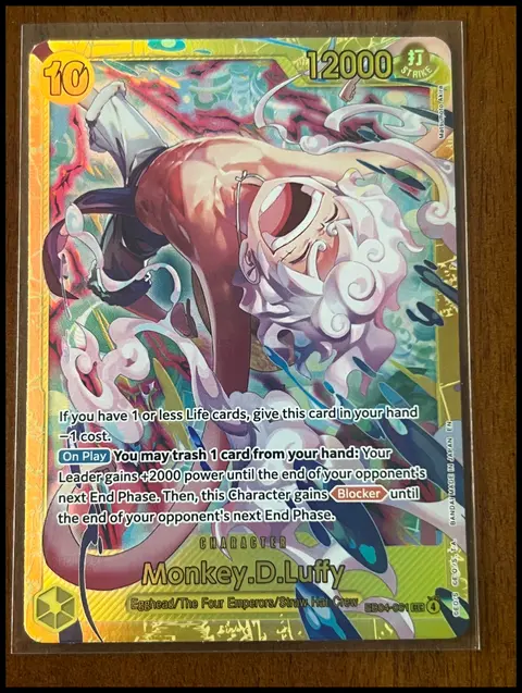 Monkey.D.Luffy card, TCGAI Score 9.5