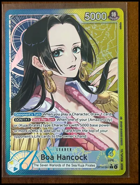 Boa Hancock card, TCGAI Score 9.0
