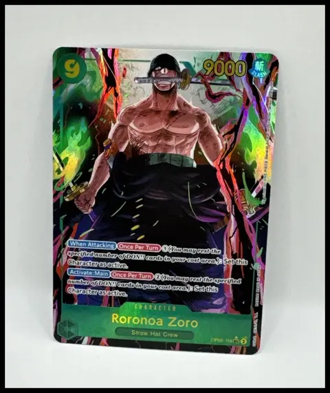Roronoa Zoro card, TCGAI Score 9.5