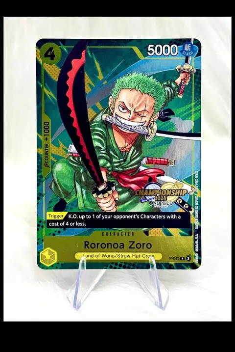 Roronoa Zoro card, TCGAI Score 7.0