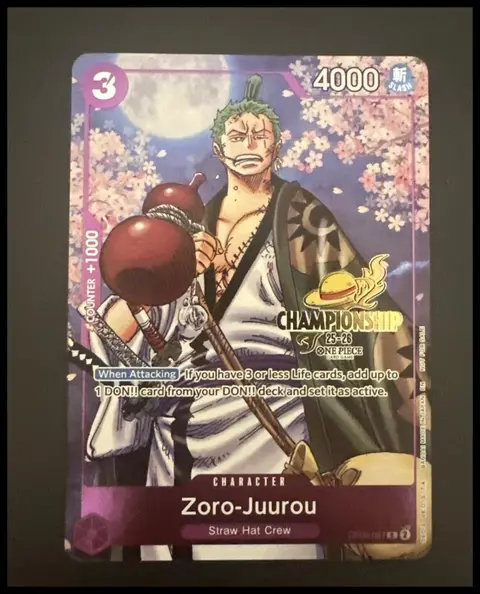 Zoro-Juurou card, TCGAI Score 9.0