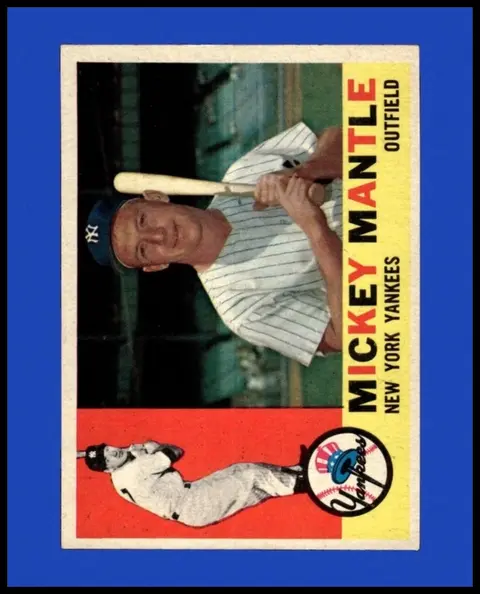 Mickey Mantle card, TCGAI Score 6.0