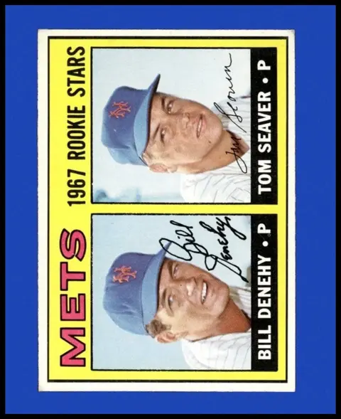 Tom Seaver / Bill Denehy card, TCGAI Score 6.0