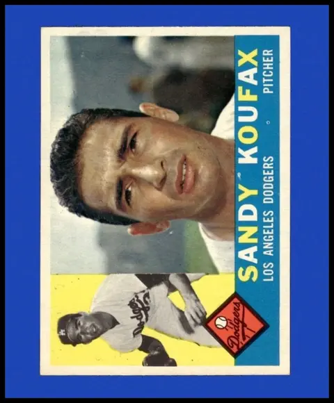 Sandy Koufax card, TCGAI Score 6.0