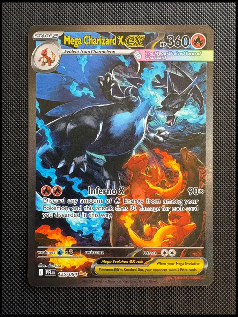 Mega Charizard X ex card, TCGAI Score 9.0