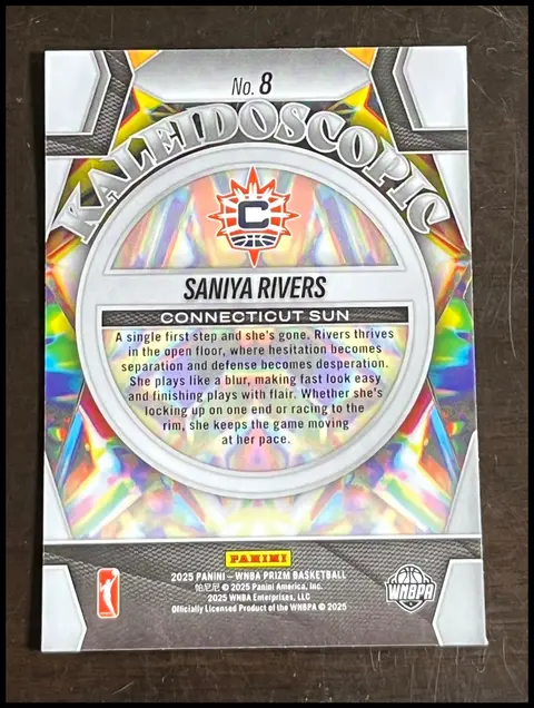 Back of Saniya Rivers