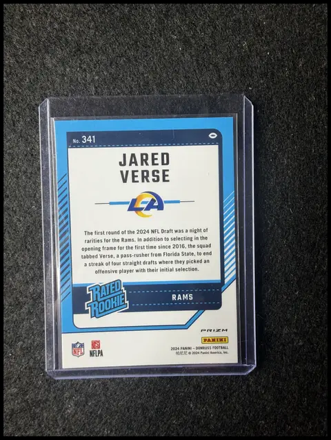 Back of Jared Verse