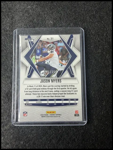 Back of Jason Myers