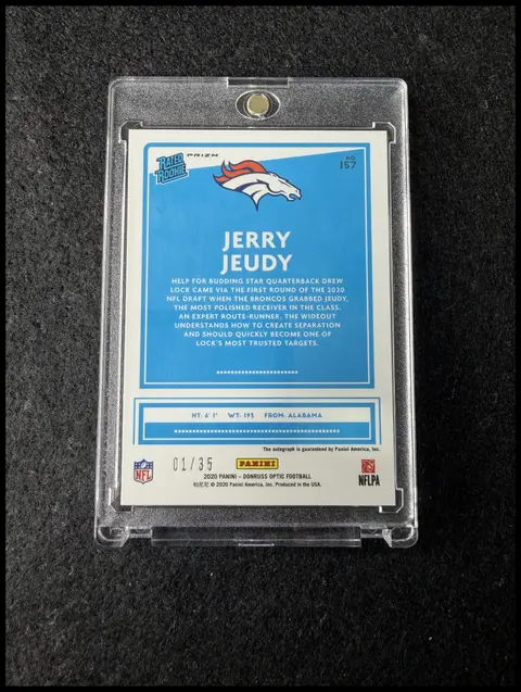 Back of Jerry Jeudy