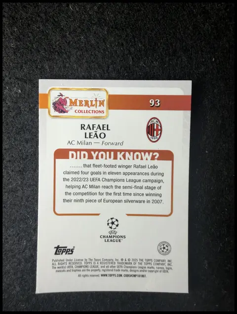 Back of Rafael Leão