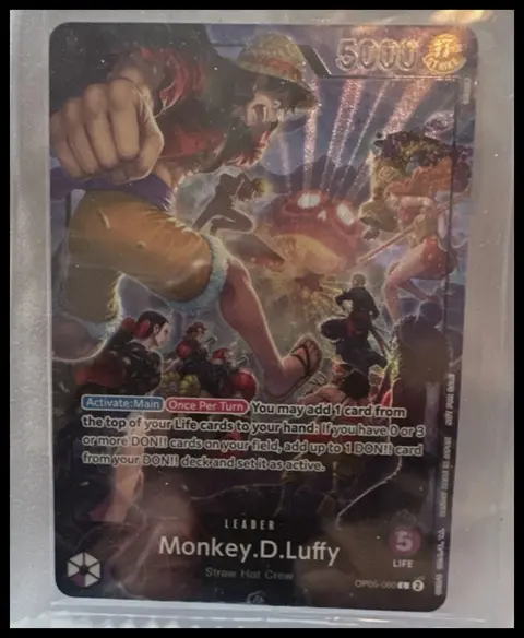 Monkey.D.Luffy card, TCGAI Score 9.5