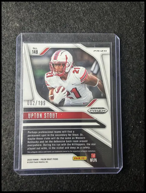 Back of Upton Stout